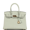 Hermes Birkin 30 Gris Neve Togo Gold Hardware