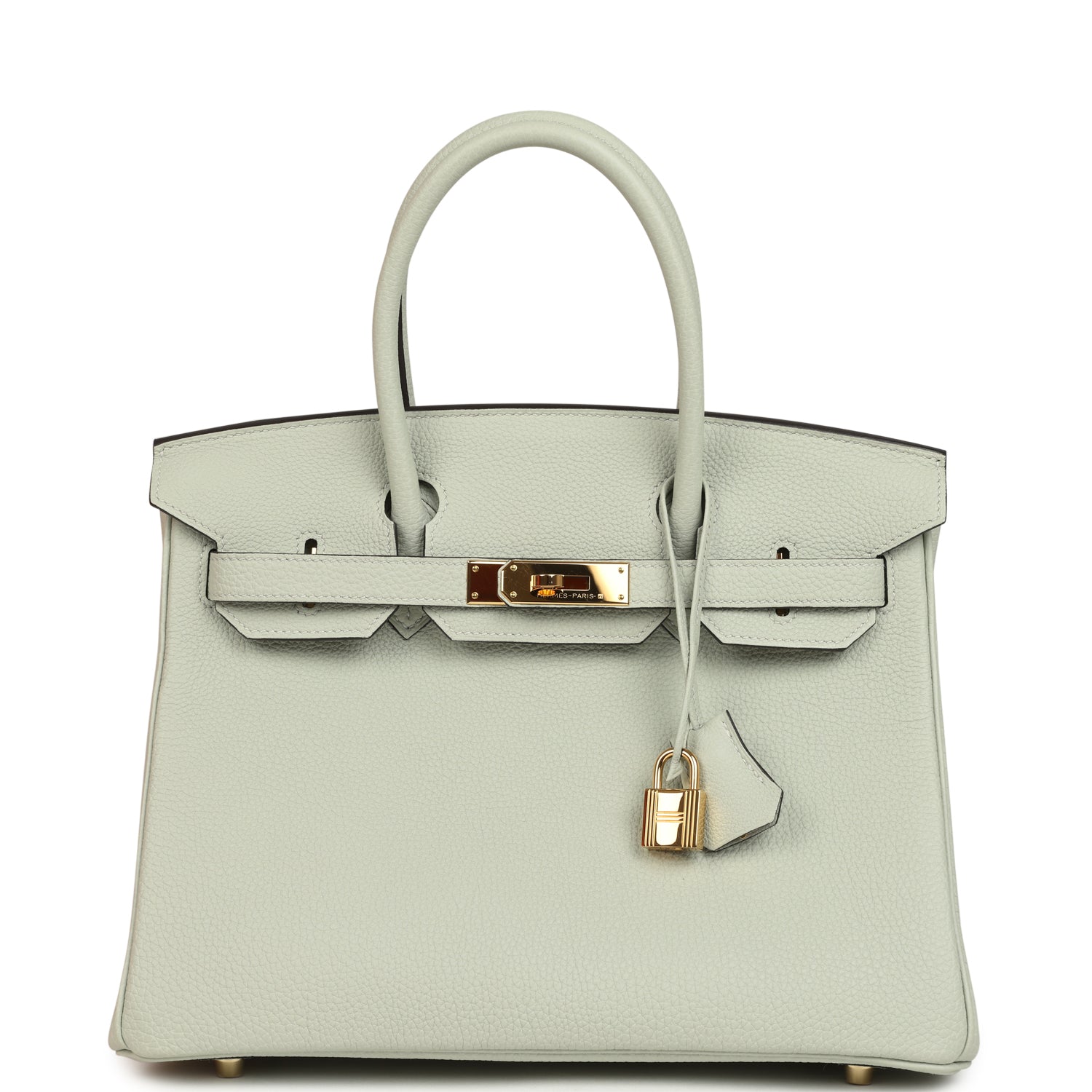 Hermes Birkin 30 Gris Neve Togo Gold Hardware