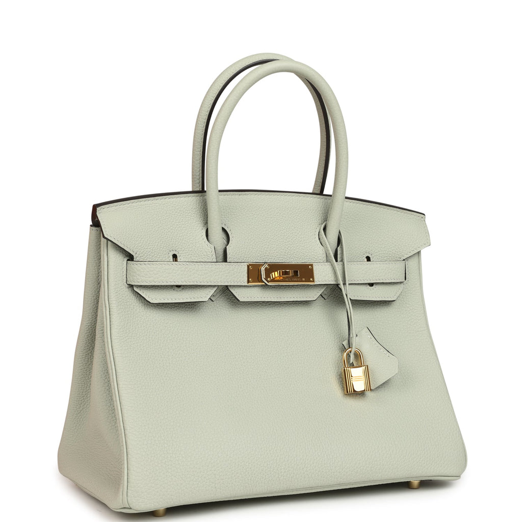 Hermes Birkin 30 Gris Neve Togo Gold Hardware