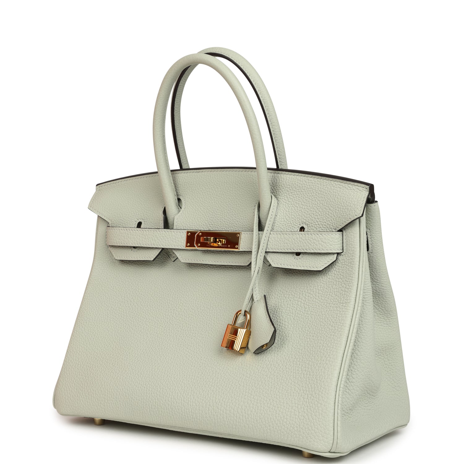 Hermes Birkin 30 Gris Neve Togo Gold Hardware
