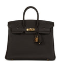 Hermes Birkin 25 Bai-Brun Togo Gold Hardware