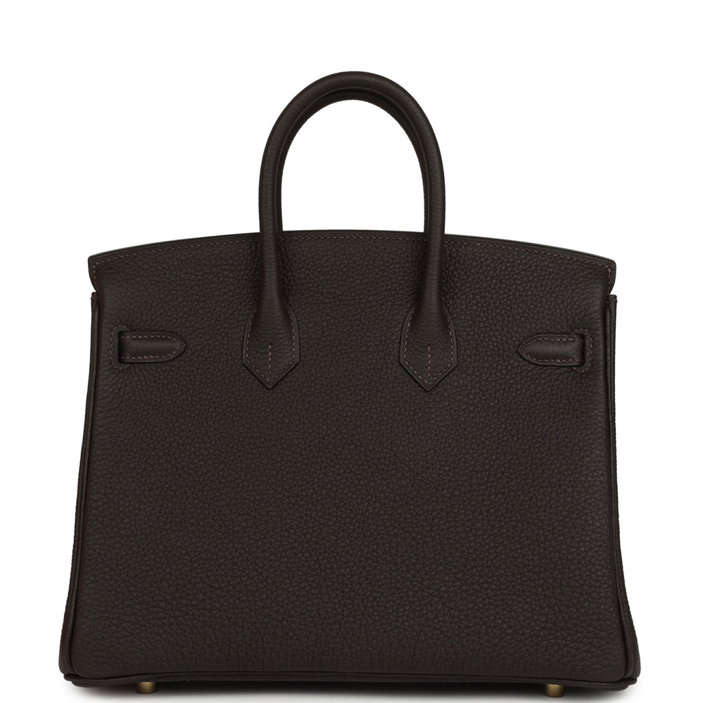 Hermes Birkin 25 Bai-Brun Togo Gold Hardware