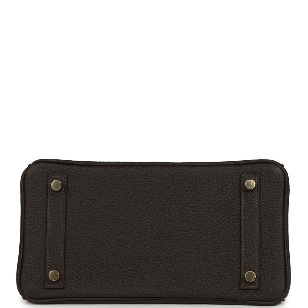 Hermes Birkin 25 Bai-Brun Togo Gold Hardware
