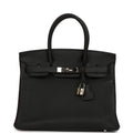 Hermes Birkin 30 Black Togo Palladium Hardware
