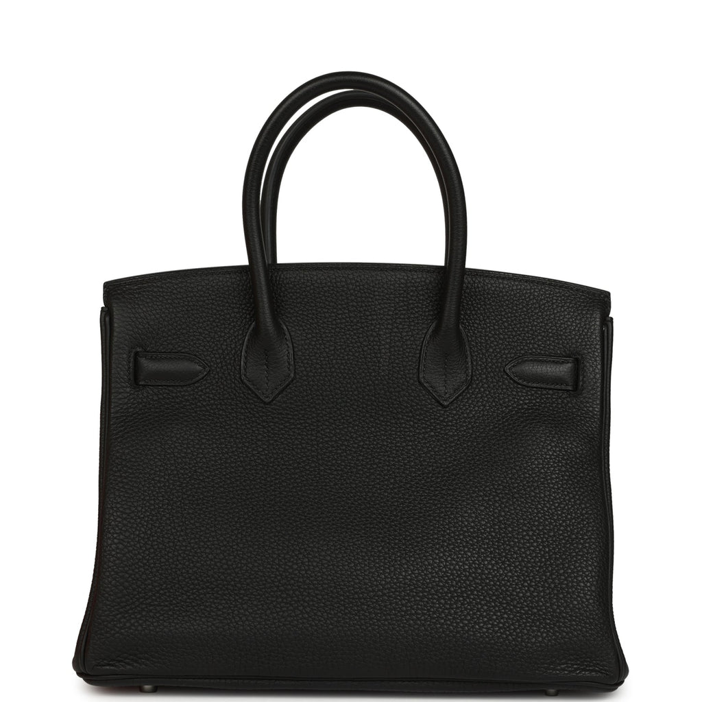 Hermes Birkin 30 Black Togo Palladium Hardware