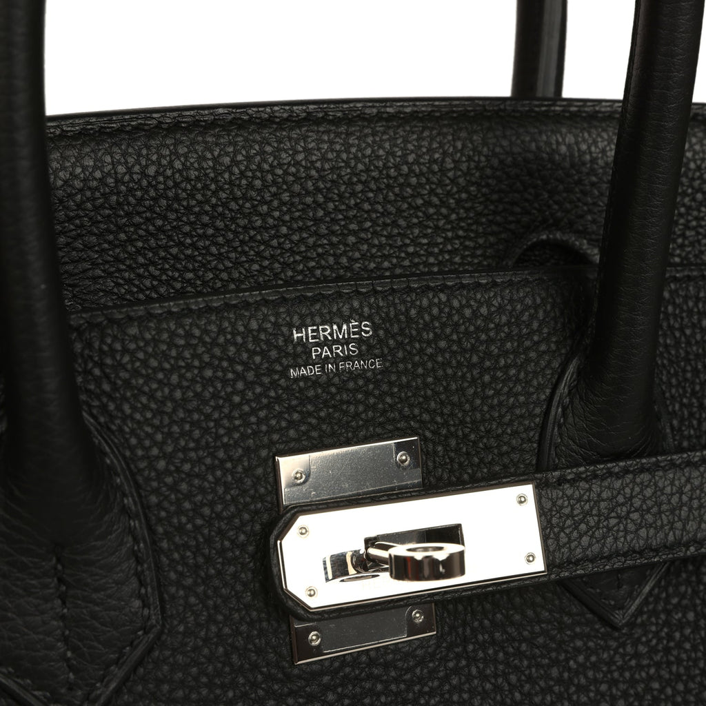 Hermes Birkin 30 Black Togo Palladium Hardware