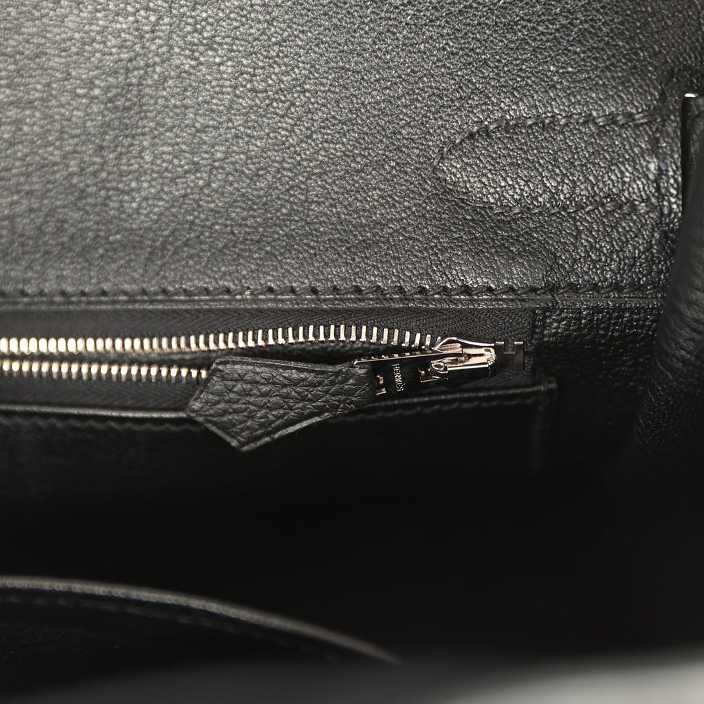 Hermes Birkin 30 Black Togo Palladium Hardware