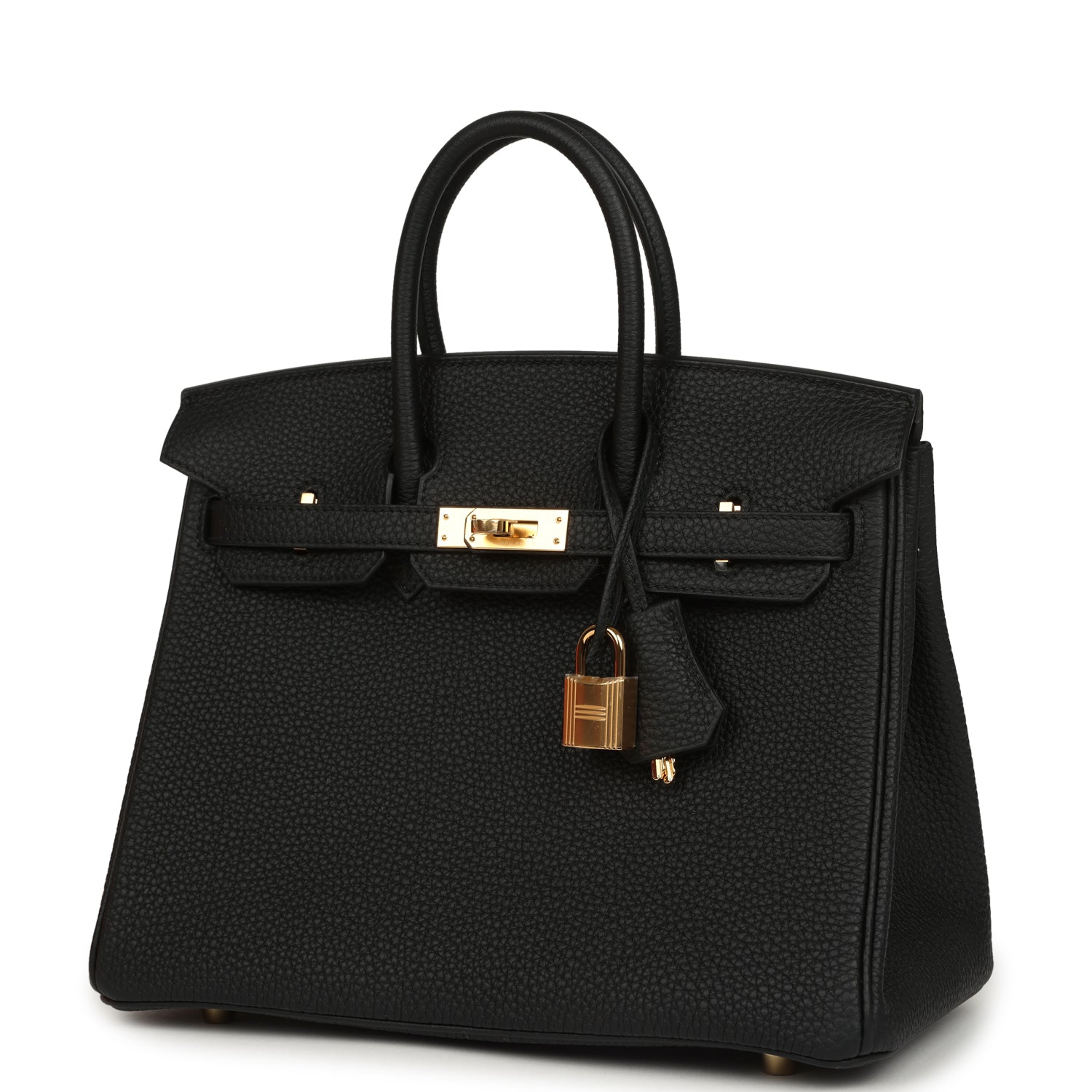 Hermes Birkin 25 Black Togo Gold Hardware