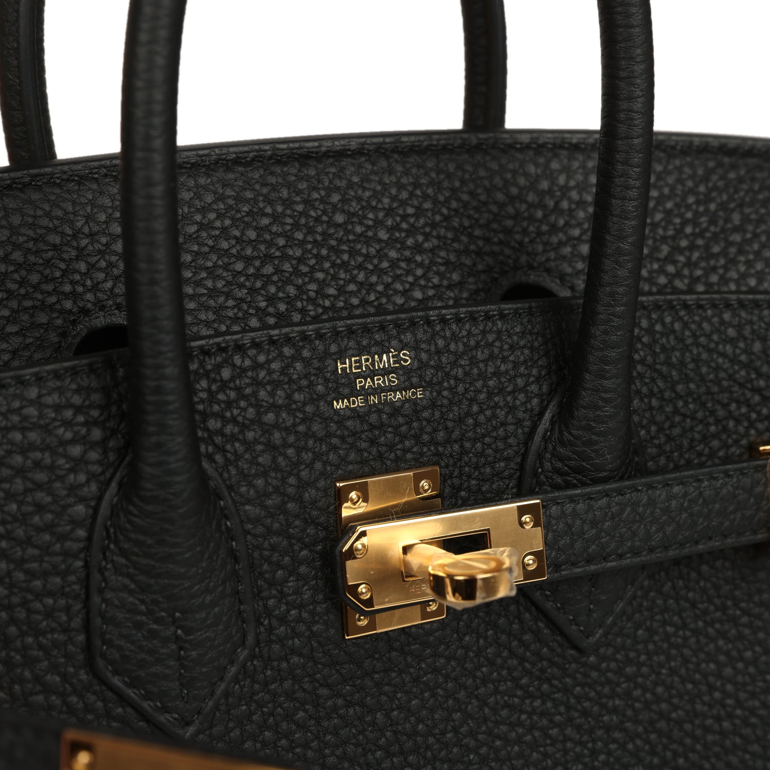 Hermes Birkin 25 Black Togo Gold Hardware