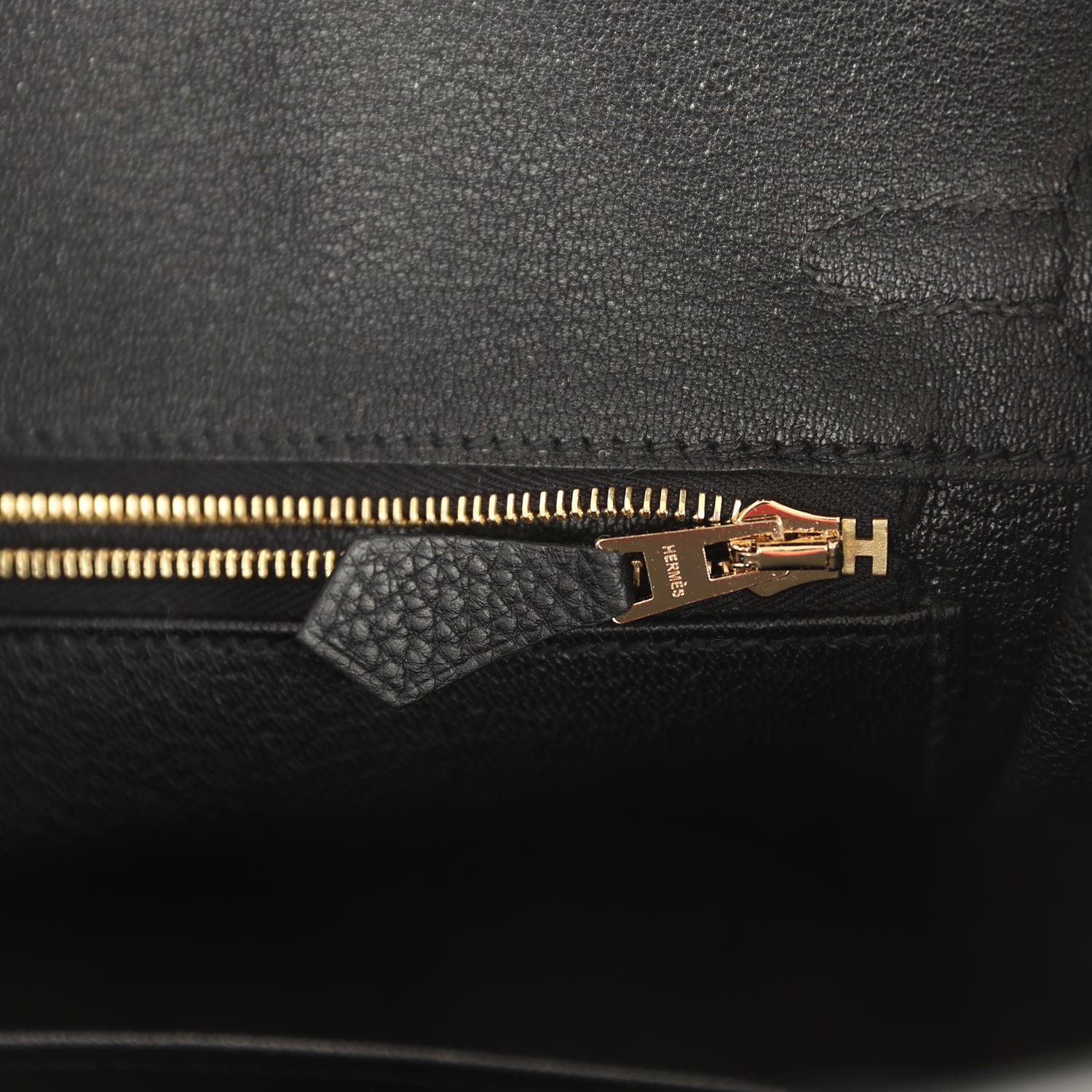 Hermes Birkin 25 Black Togo Gold Hardware
