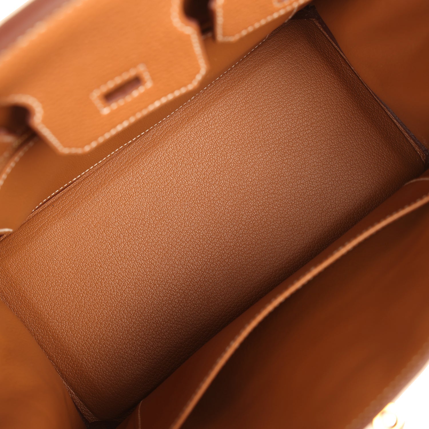 Pre-owned Hermes Birkin 25 Gold Togo Gold Hardware