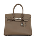 Hermes Birkin 30 Etoupe Epsom Palladium Hardware