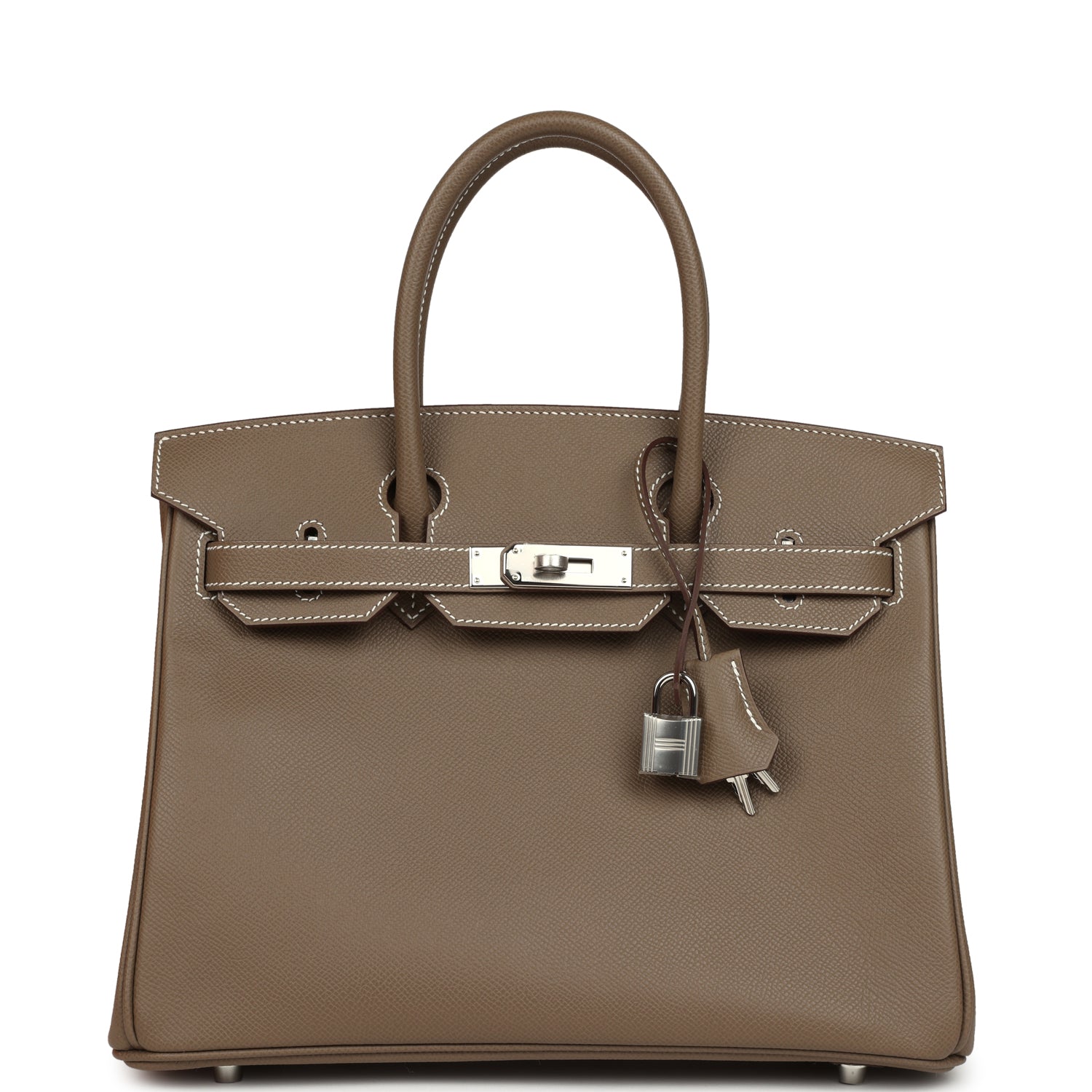 Hermes Birkin 30 Etoupe Epsom Palladium Hardware