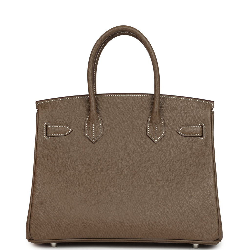 Hermes Birkin 30 Etoupe Epsom Palladium Hardware