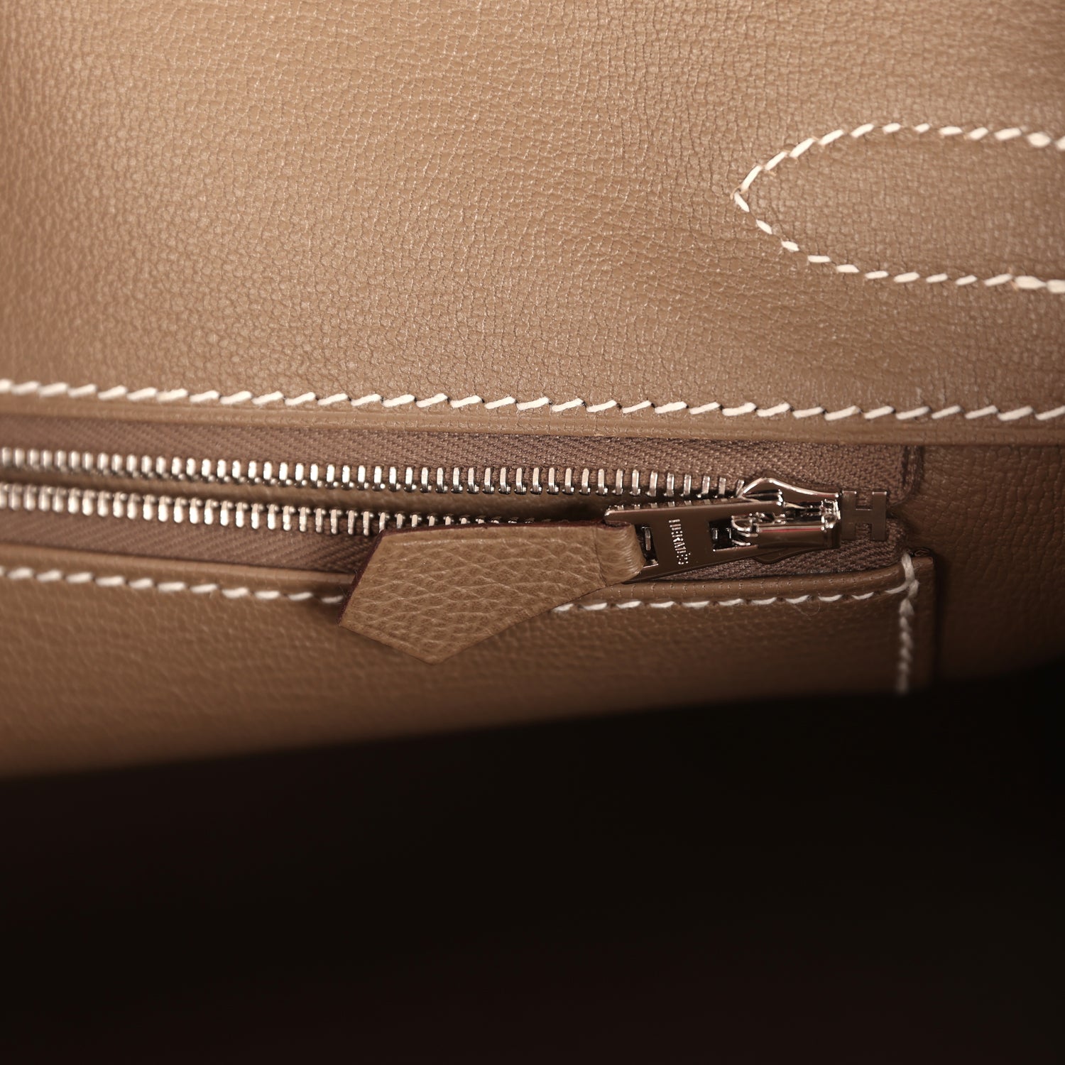Hermes Birkin 30 Etoupe Epsom Palladium Hardware