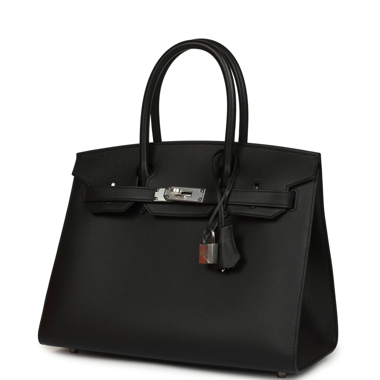 Hermes Birkin Sellier 30 Black Madame Palladium Hardware