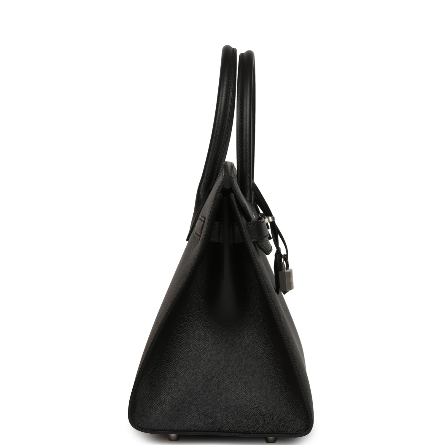 Hermes Birkin Sellier 30 Black Madame Palladium Hardware