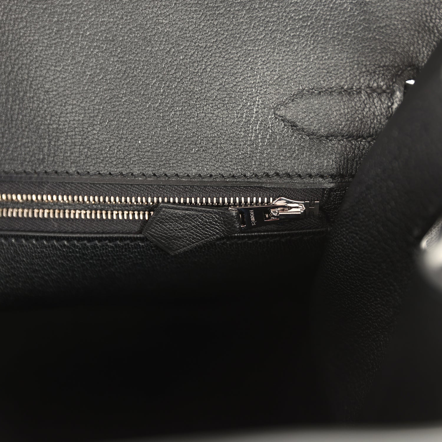 Hermes Birkin Sellier 30 Black Madame Palladium Hardware