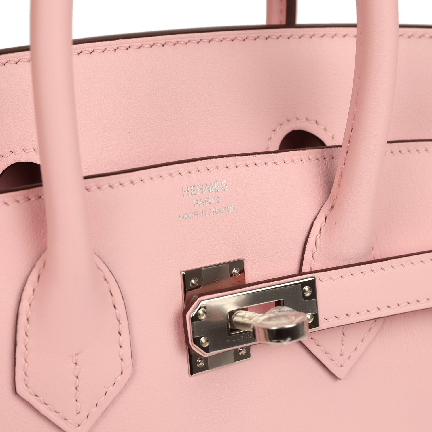 Hermes Birkin 25 Rose Sakura Swift Palladium Hardware