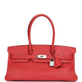 Vintage Hermes Shoulder Birkin 42 JPG Bougainvillea Clemence Palladium Hardware