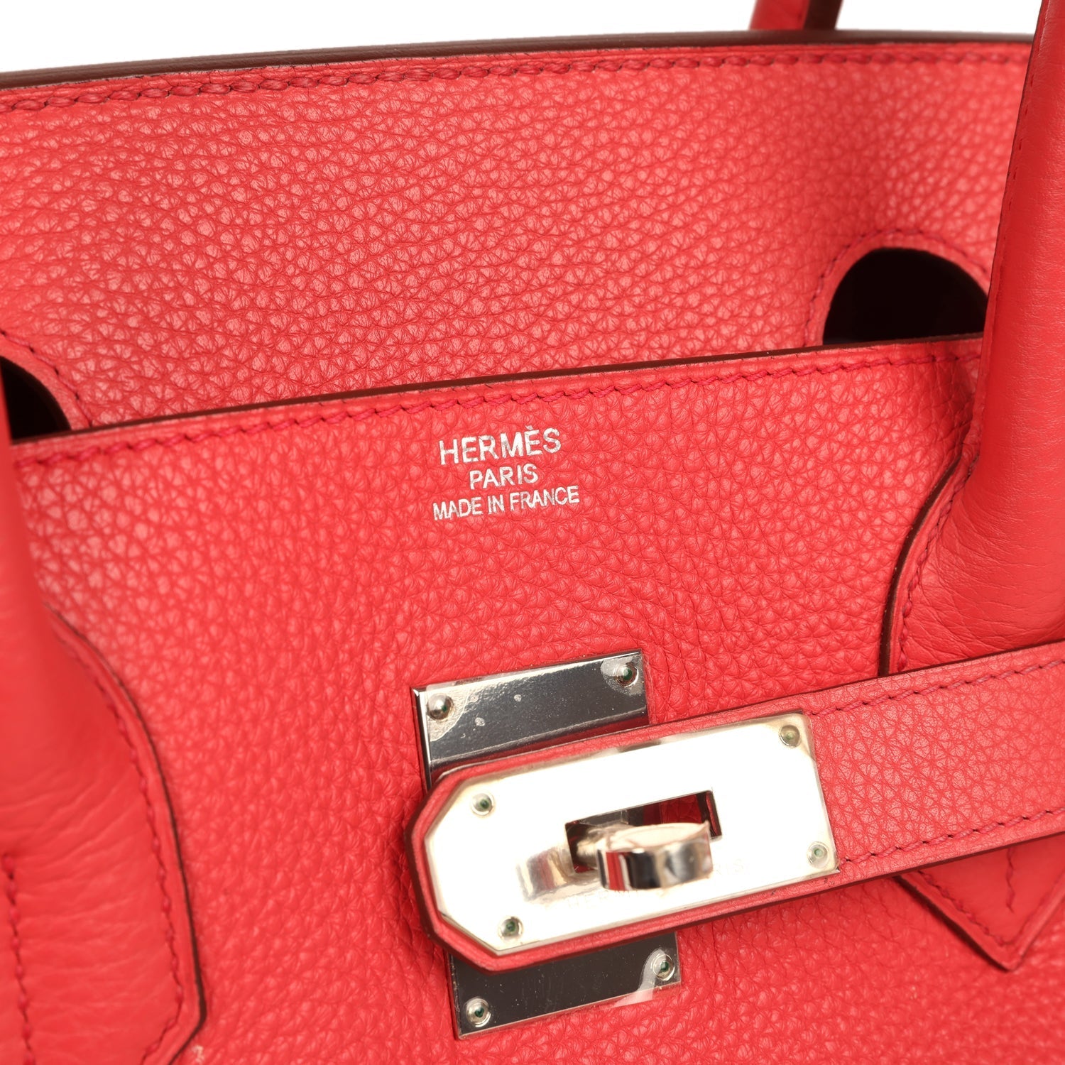 Vintage Hermes Shoulder Birkin 42 JPG Bougainvillea Clemence Palladium Hardware