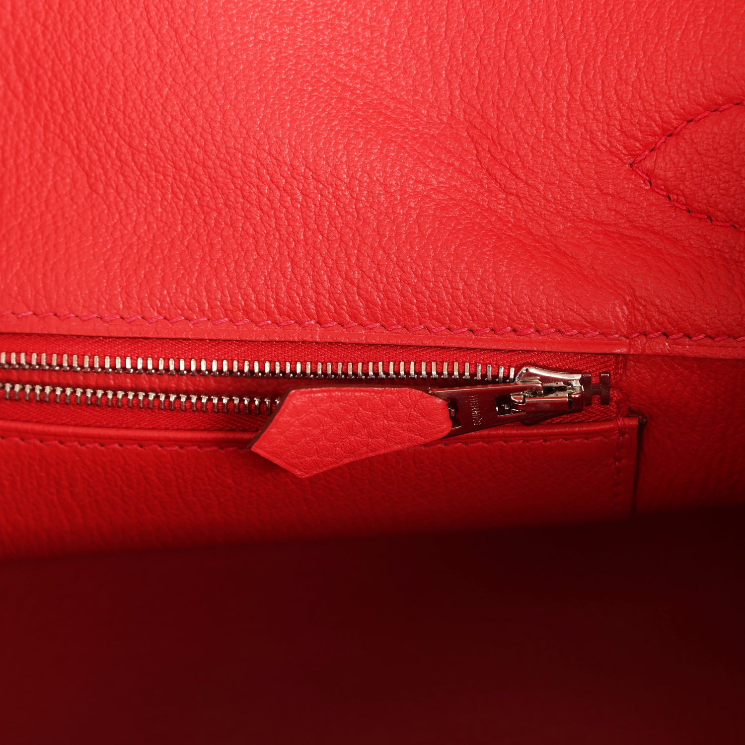Vintage Hermes Shoulder Birkin 42 JPG Bougainvillea Clemence Palladium Hardware