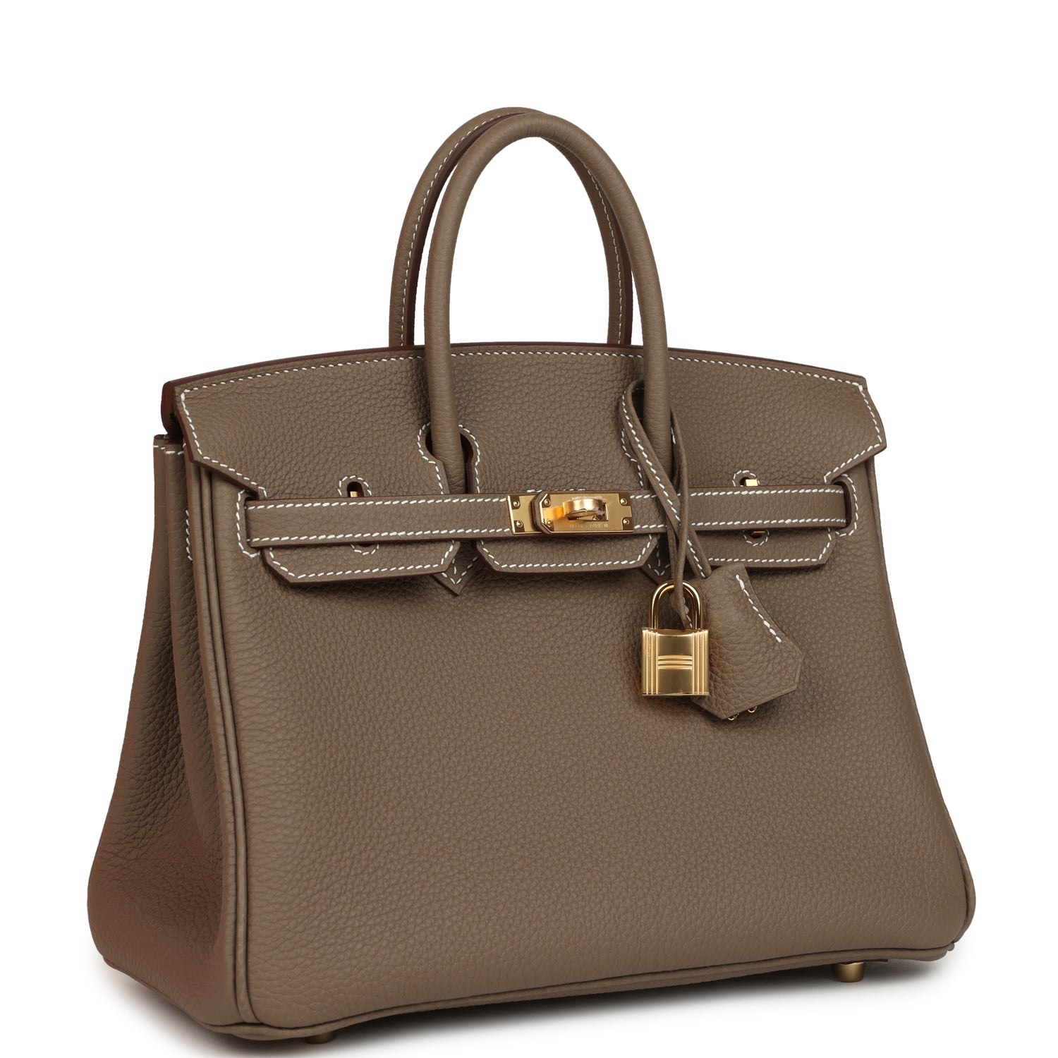 Hermes Birkin 25 Etoupe Togo Gold Hardware