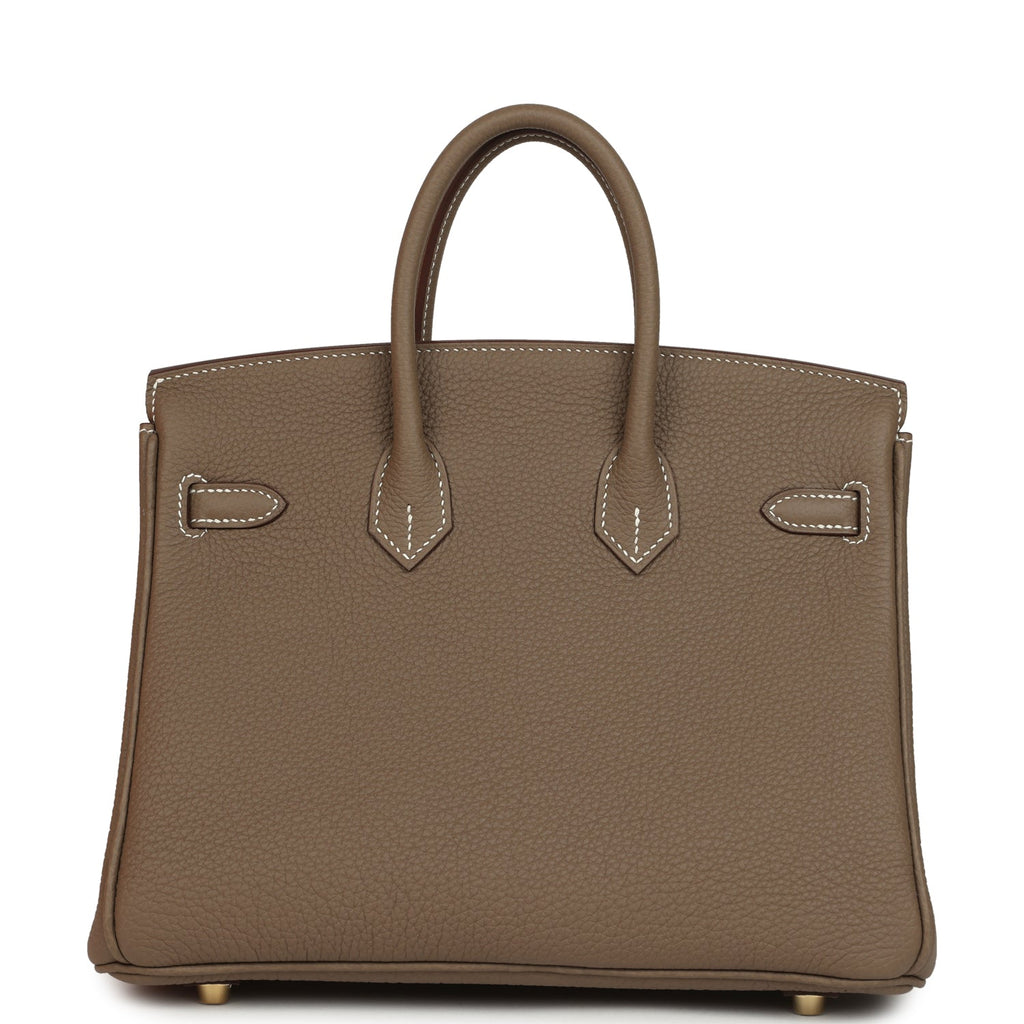 Hermes Birkin 25 Etoupe Togo Gold Hardware