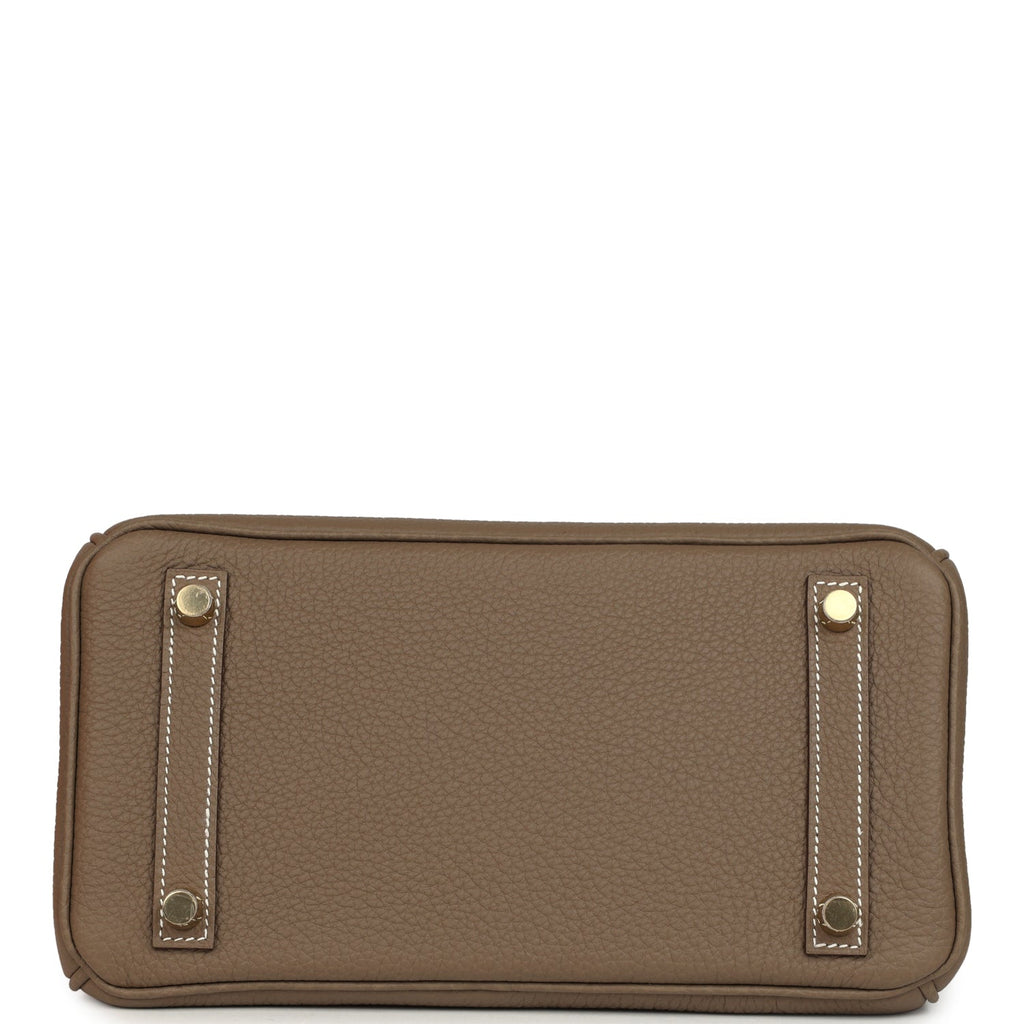 Hermes Birkin 25 Etoupe Togo Gold Hardware