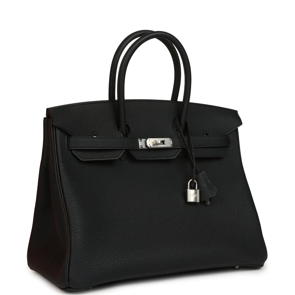 Hermes Birkin 35 Black Togo Palladium Hardware