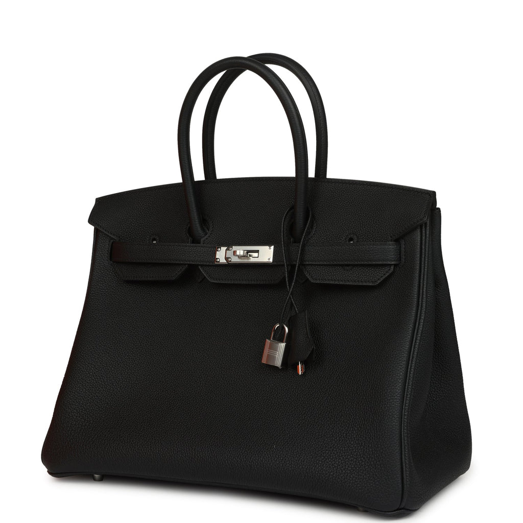 Hermes Birkin 35 Black Togo Palladium Hardware