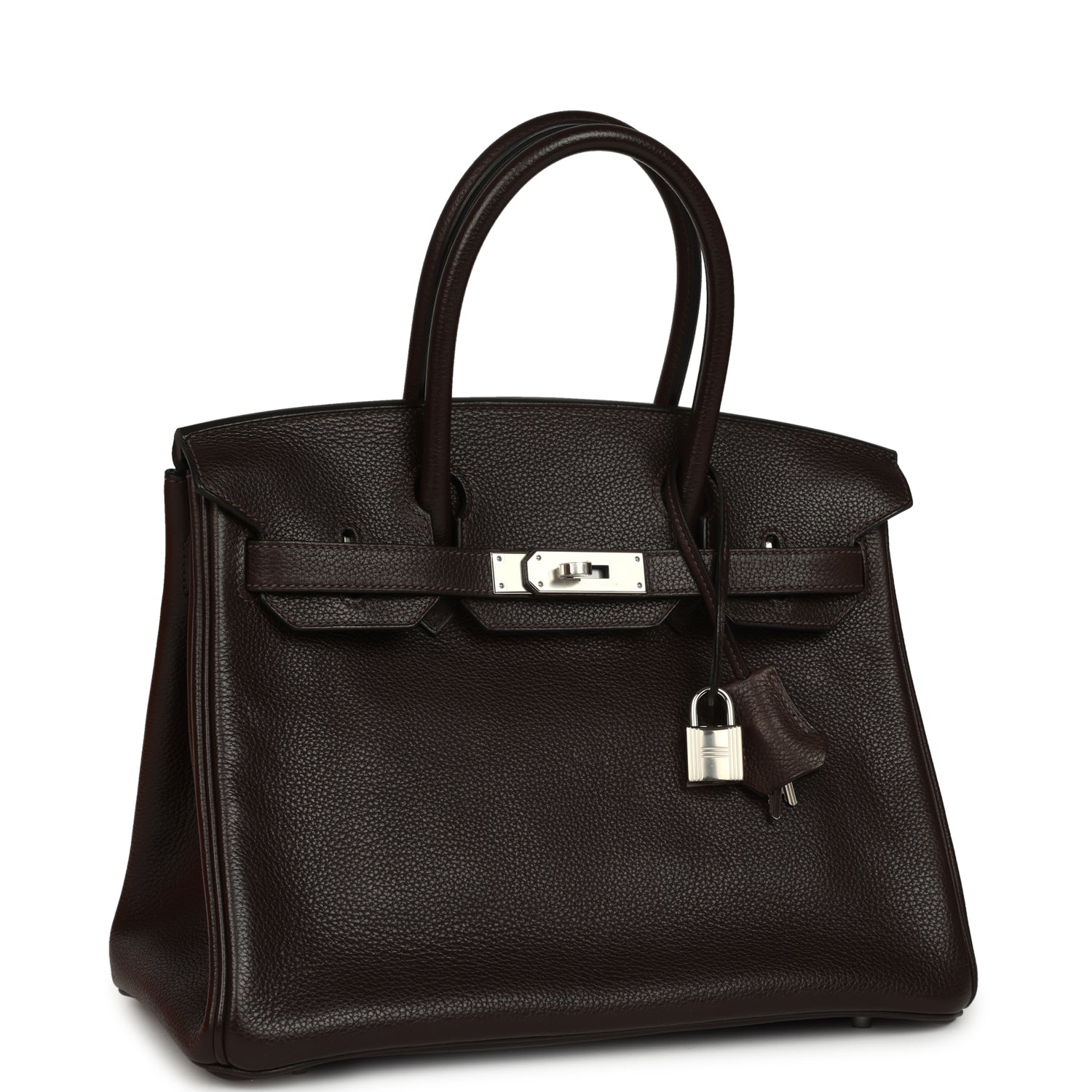 Hermes Birkin 30 Ebene Barenia Faubourg Palladium Hardware