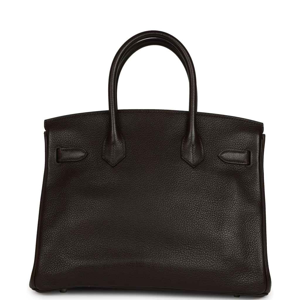 Hermes Birkin 30 Ebene Barenia Faubourg Palladium Hardware