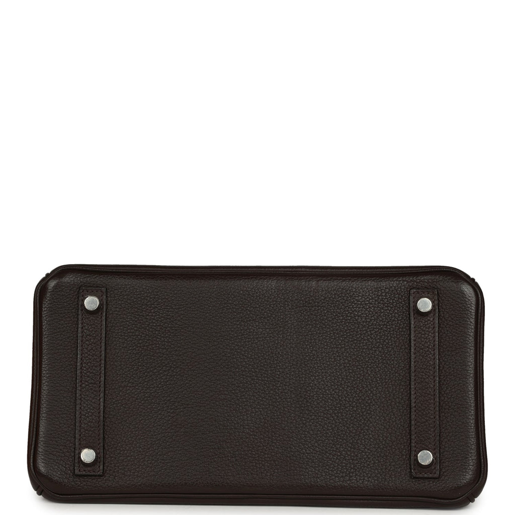 Hermes Birkin 30 Ebene Barenia Faubourg Palladium Hardware