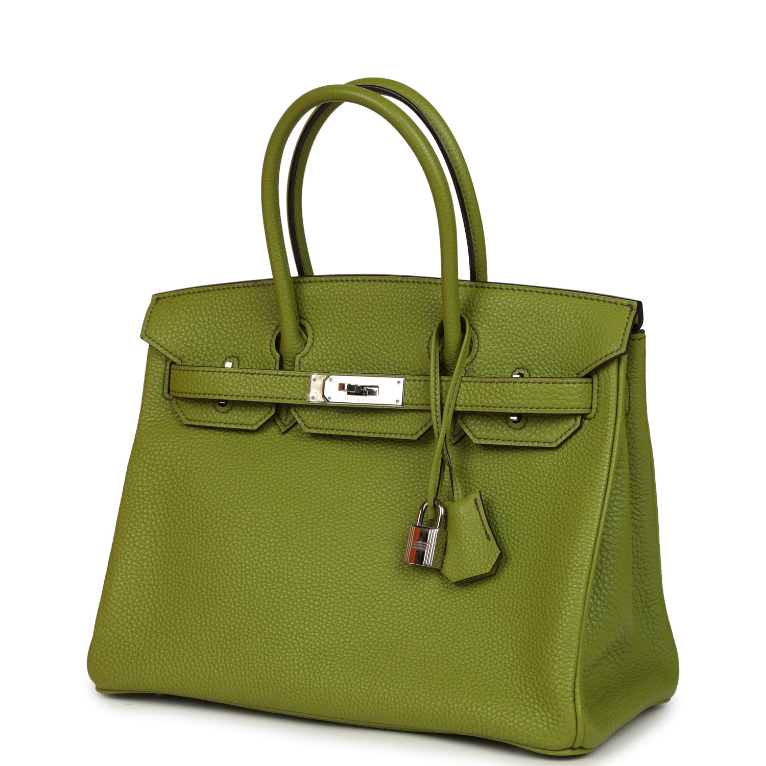 Hermes Birkin 30 Vert Anis Togo Palladium Hardware
