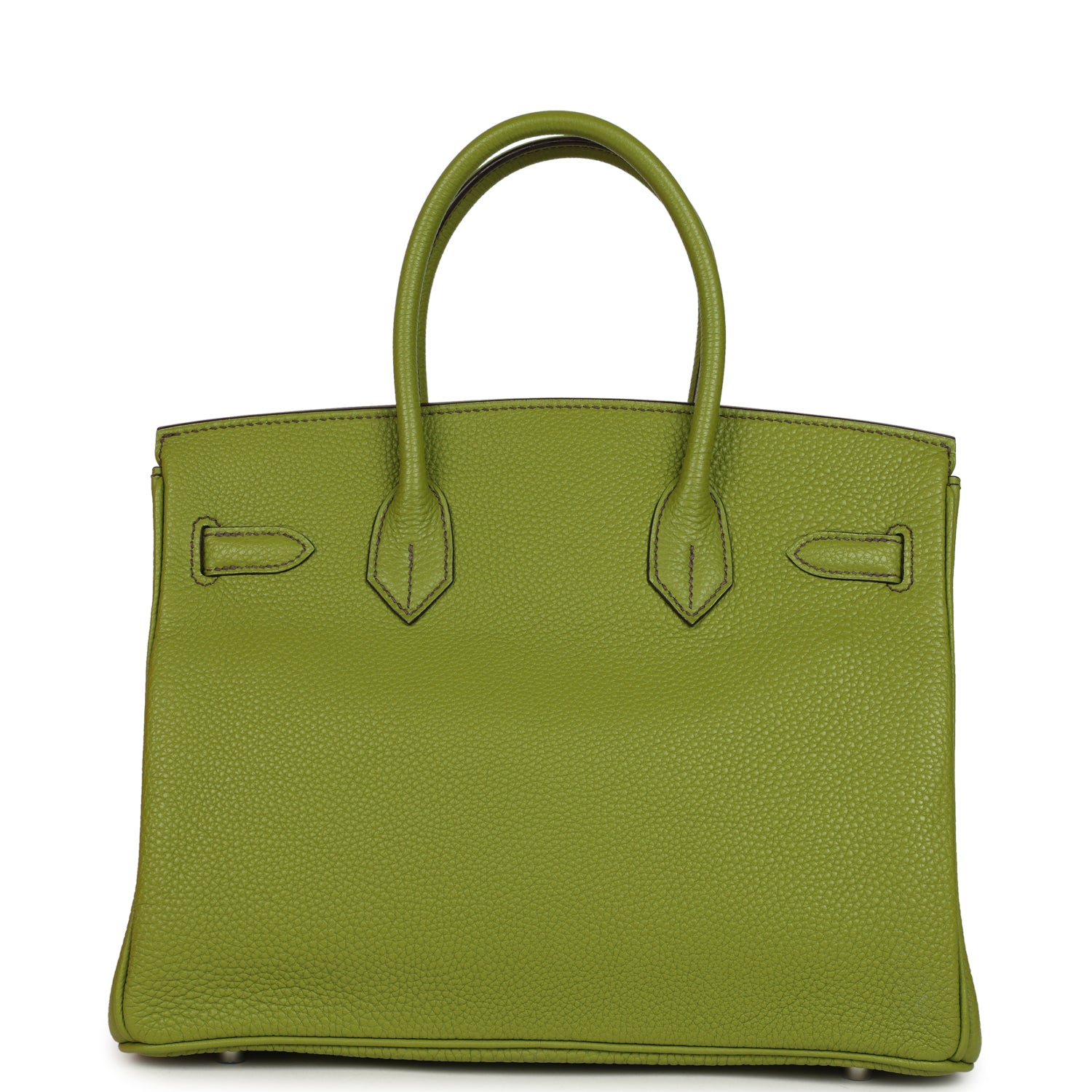 Vintage Hermes Birkin 30 Vert Anis Togo Palladium Hardware