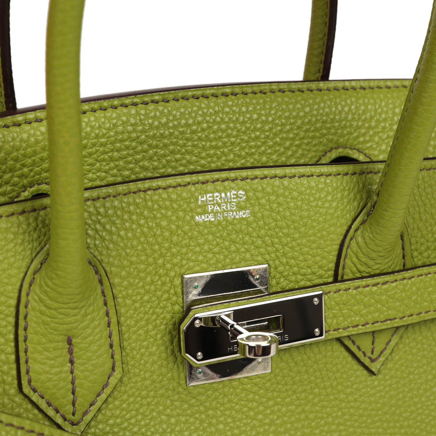 Hermes Birkin 30 Vert Anis Togo Palladium Hardware