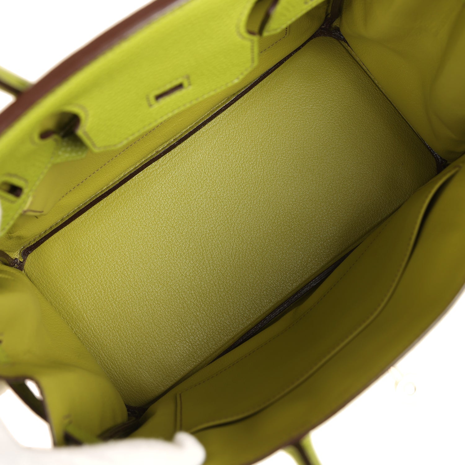 Vintage Hermes Birkin 30 Vert Anis Togo Palladium Hardware