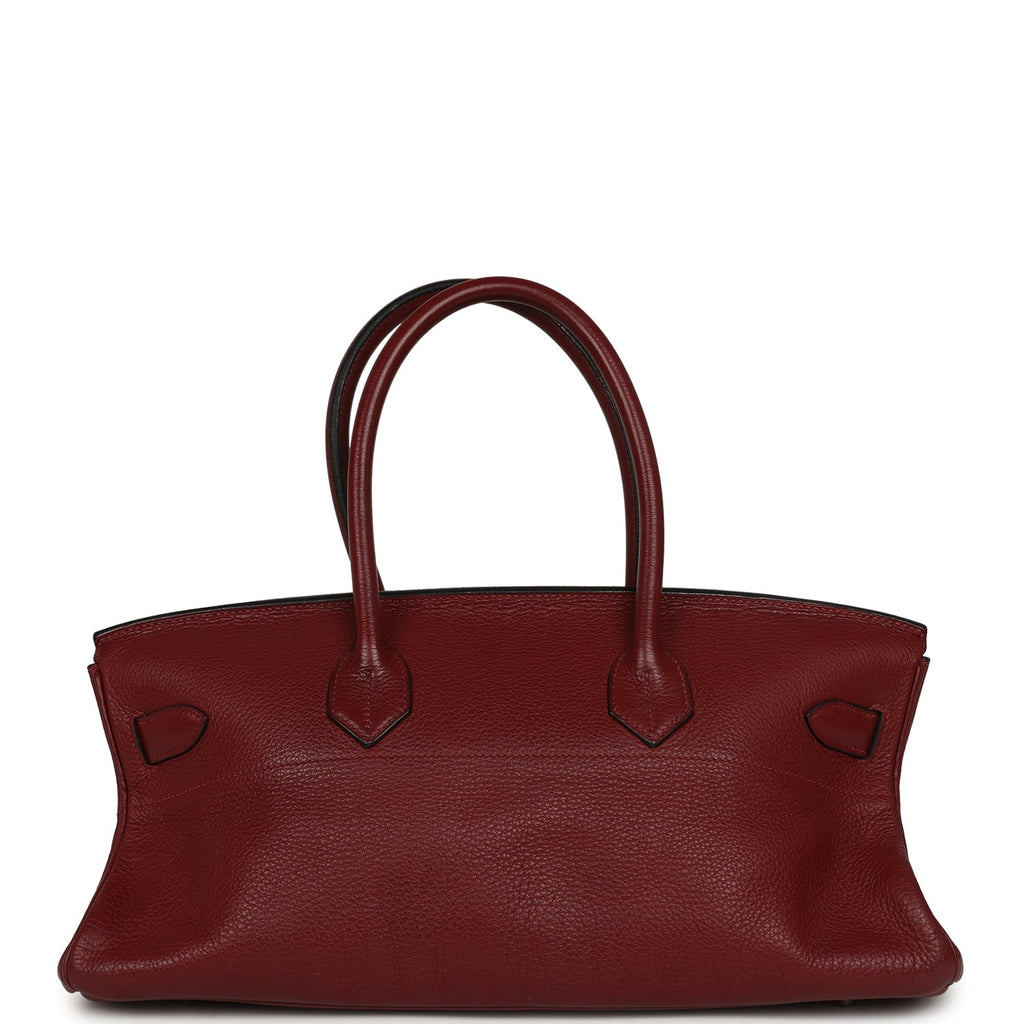 Vintage Hermes Shoulder Birkin 42 JPG Rouge H Clemence Palladium Hardware