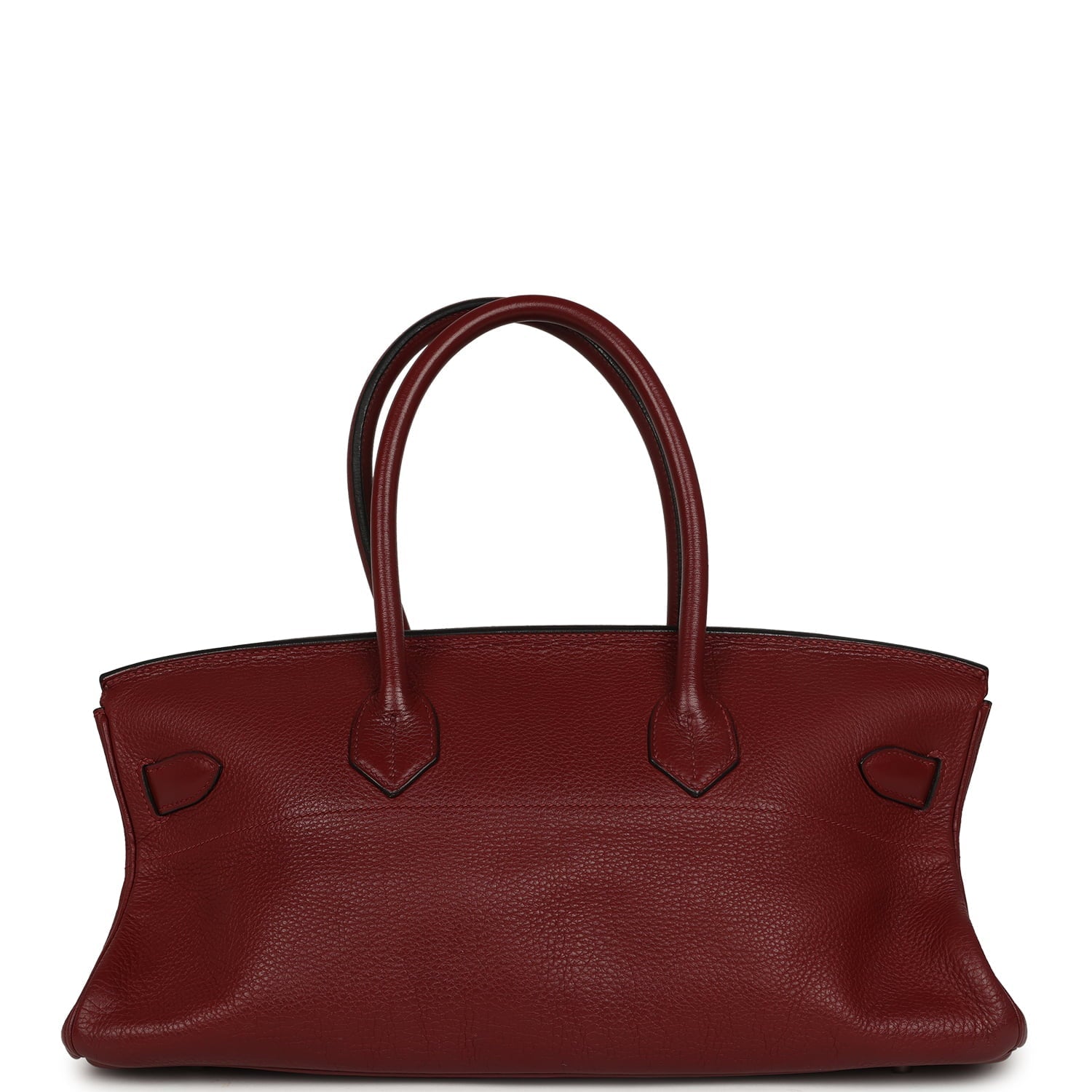Vintage Hermes Shoulder Birkin 42 JPG Rouge H Clemence Palladium Hardware