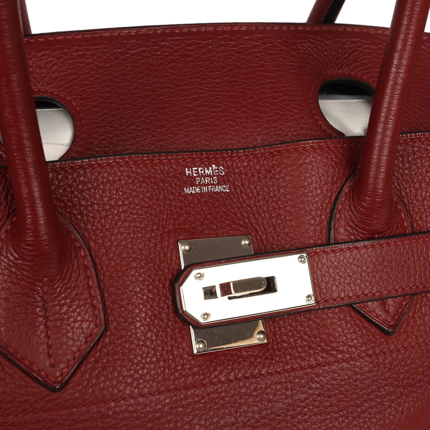 Vintage Hermes Shoulder Birkin 42 JPG Rouge H Clemence Palladium Hardware