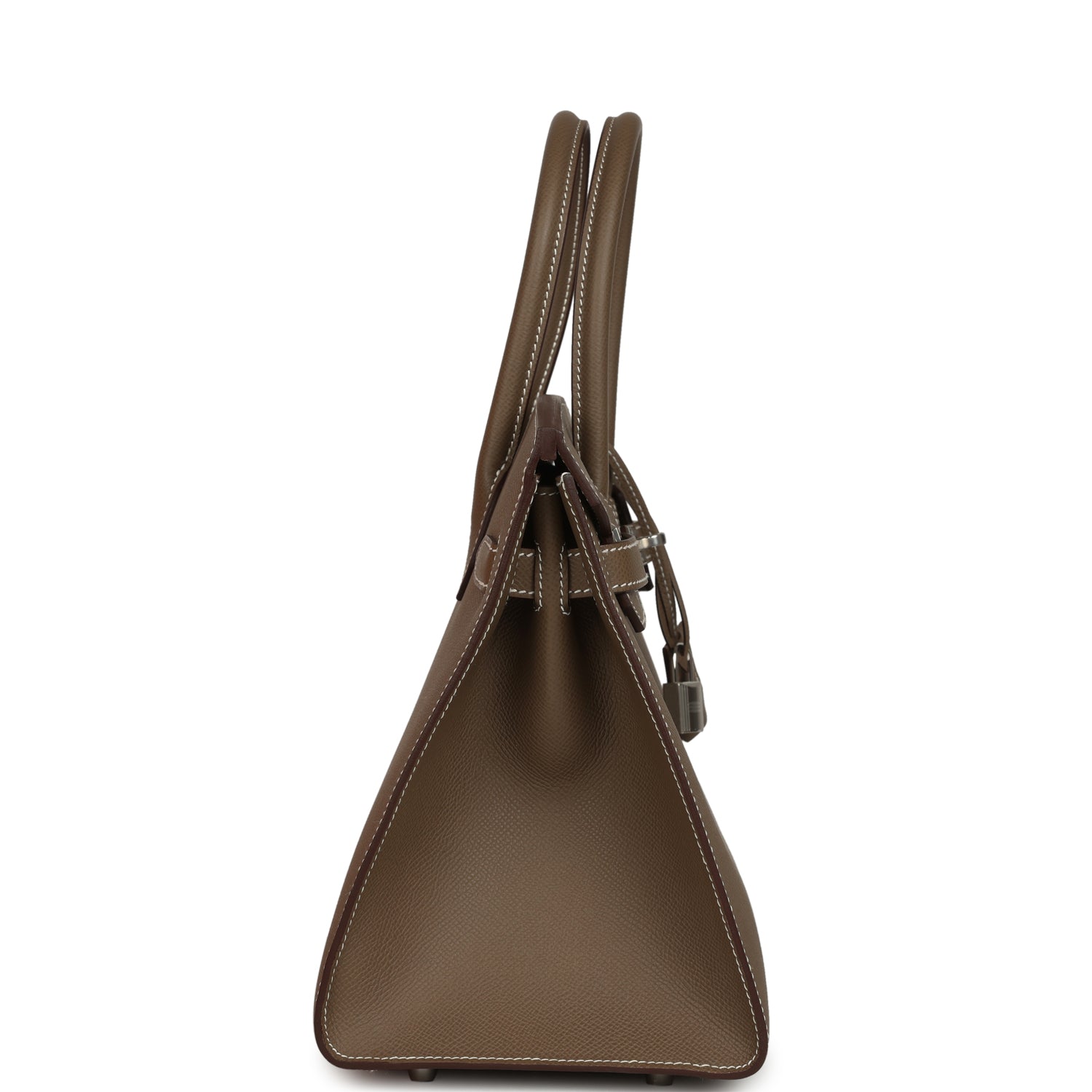 Hermes Birkin Sellier 30 Etoupe Epsom Palladium Hardware