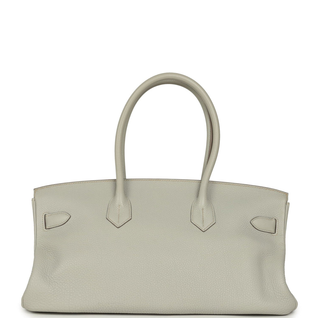 Vintage Hermes Shoulder Birkin 42 JPG Gris Perle Togo Gold Hardware