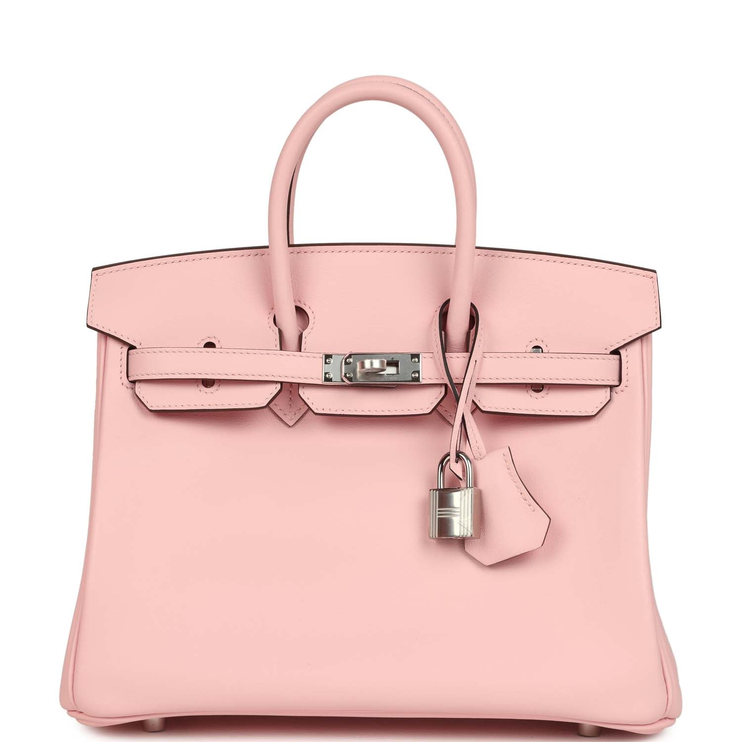 Hermes Birkin 25 Rose Sakura Swift Palladium Hardware