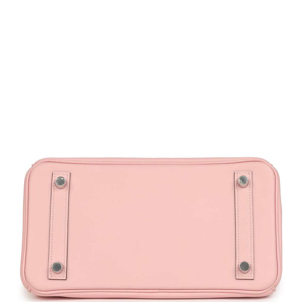 Hermes Birkin 25 Rose Sakura Swift Palladium Hardware