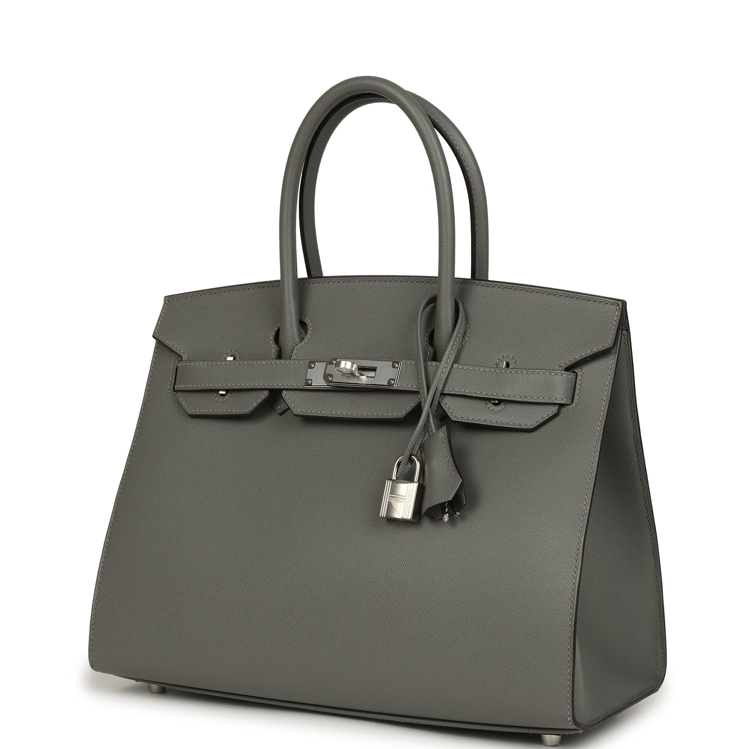 Hermes Birkin Sellier 30 Gris Meyer Madame Palladium Hardware
