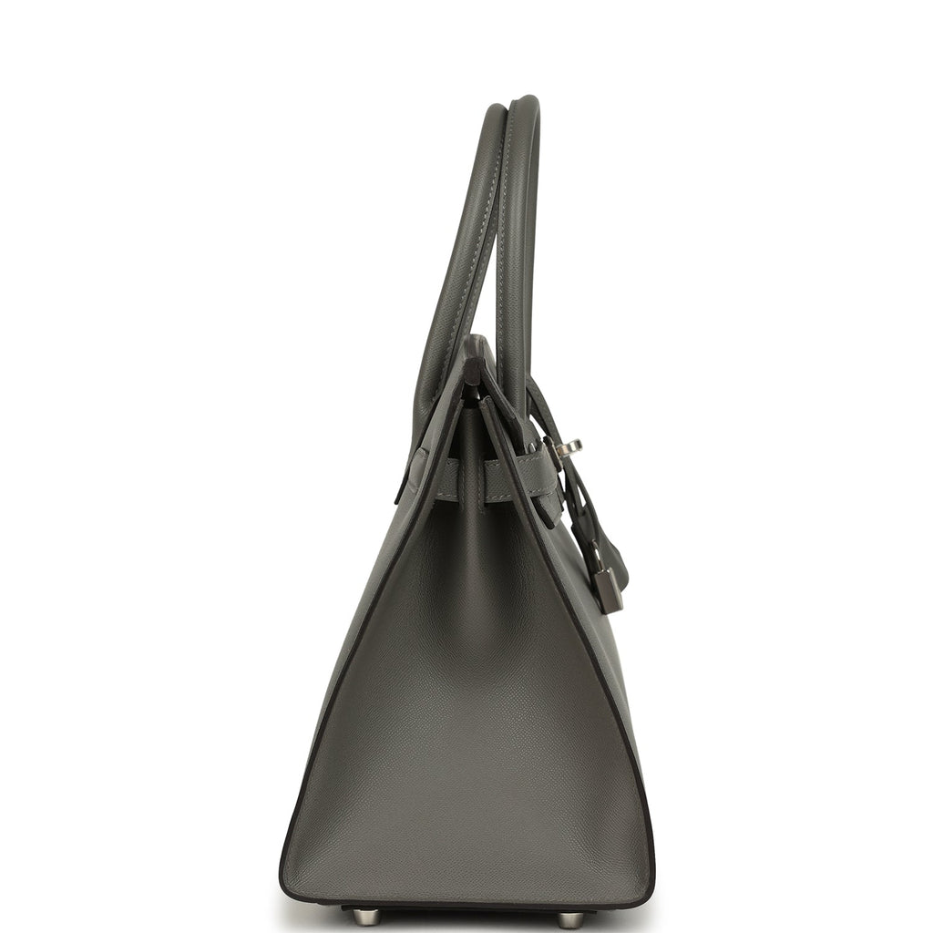 Hermes Birkin Sellier 30 Gris Meyer Madame Palladium Hardware