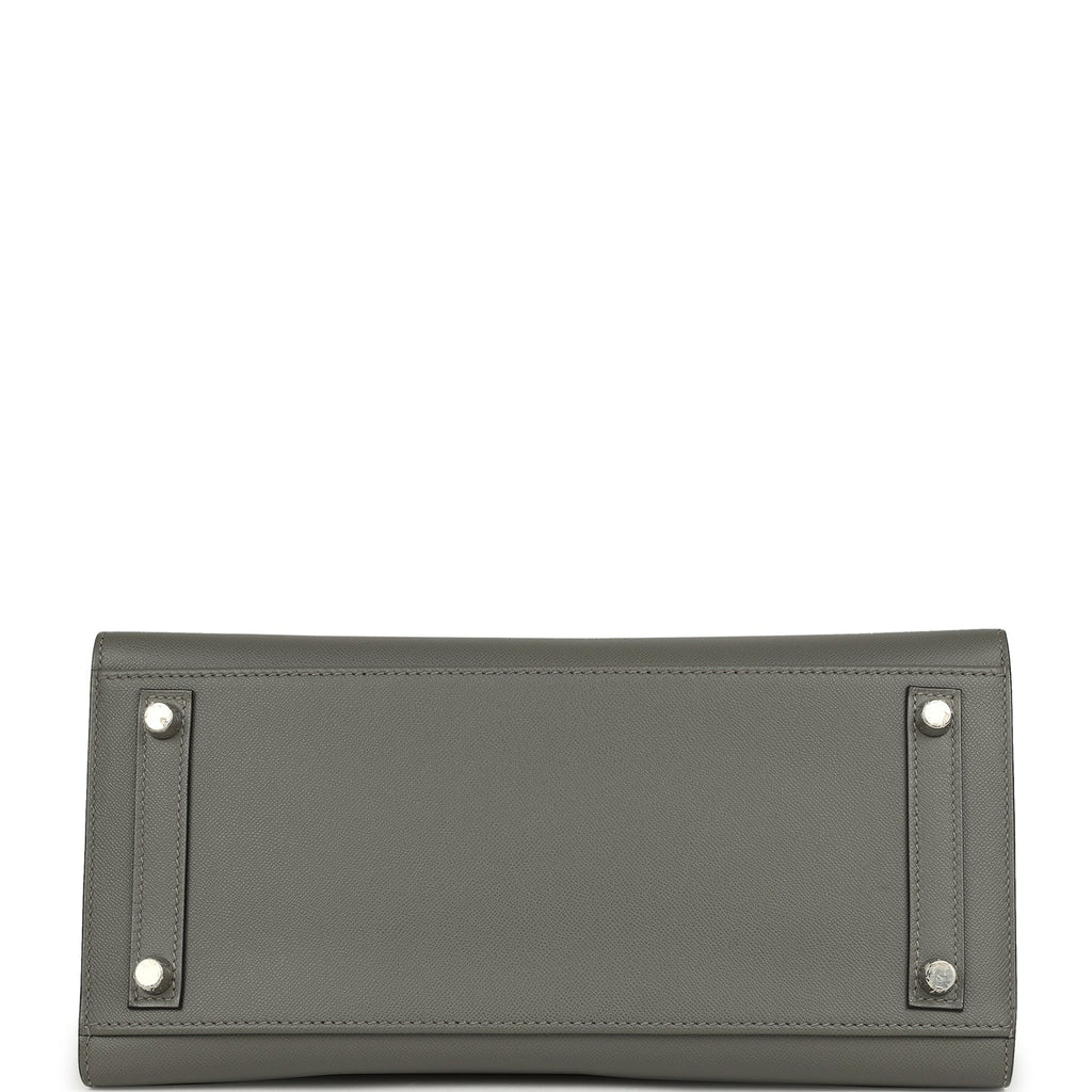 Hermes Birkin Sellier 30 Gris Meyer Madame Palladium Hardware