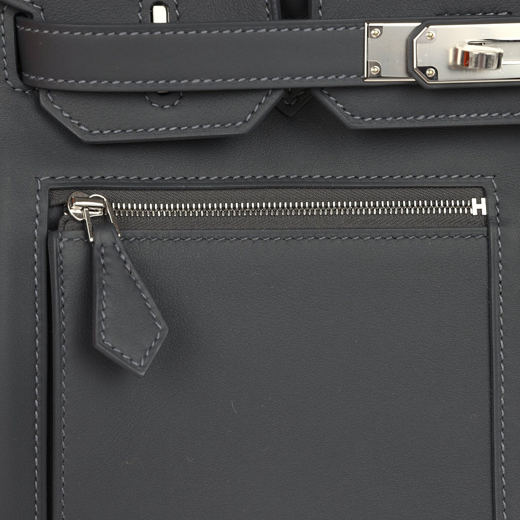Hermes Colormatic Birkin 30 Ardoise Swift Palladium Hardware