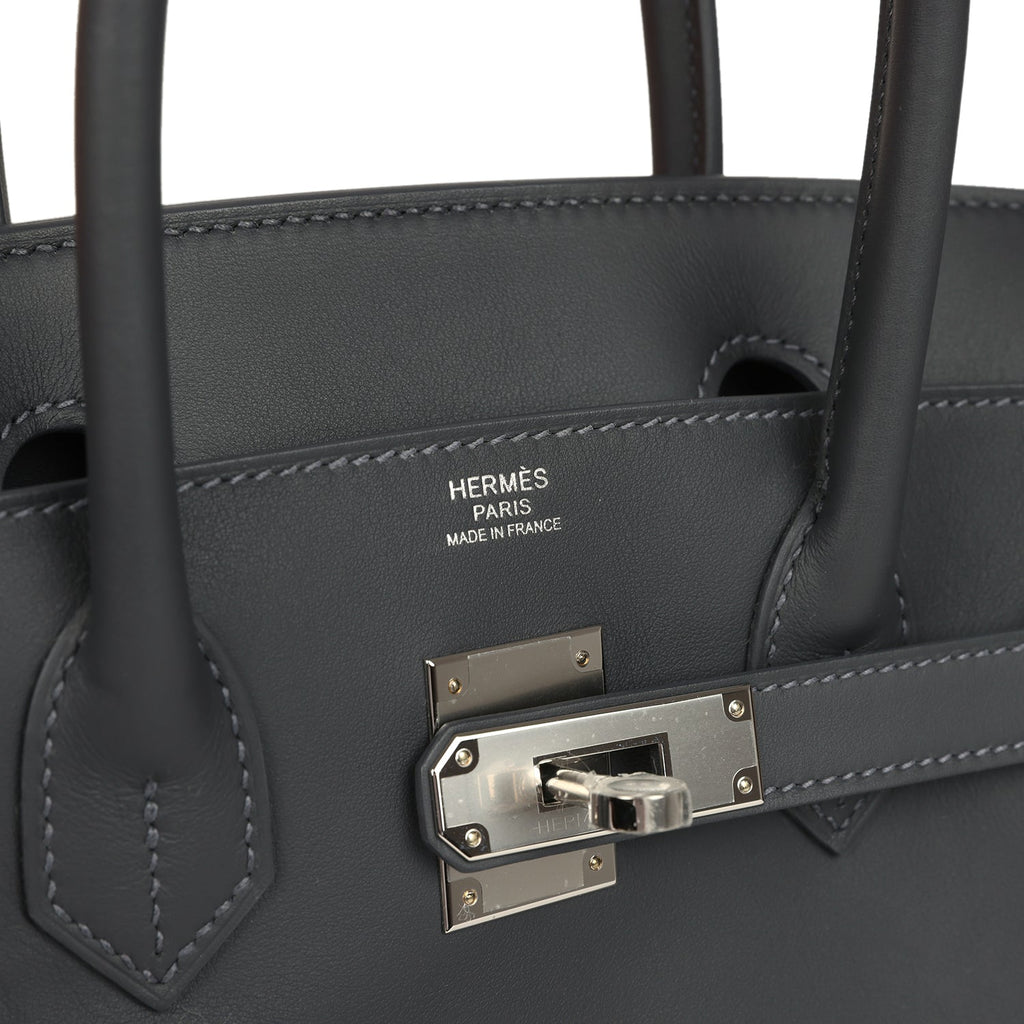 Hermes Colormatic Birkin 30 Ardoise Swift Palladium Hardware